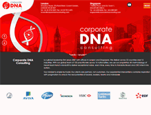 Tablet Screenshot of corporatednaconsulting.com